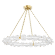 Hudson Valley Lighting Lindley Aged Brass 40W x 40L x 4.62H Chandelier