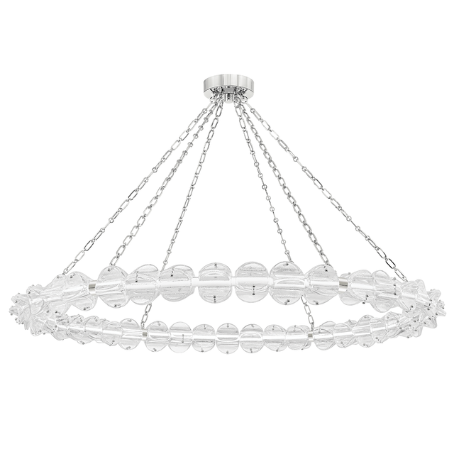 Hudson Valley Lighting Lindley Polished Nickel 54.5W x 54.5L x 4.62H Chandelier