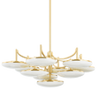 Hudson Valley Lighting Bregman Aged Brass 44W x 44L x 16H Chandelier