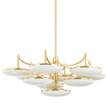 Hudson Valley Lighting Bregman Aged Brass 44W x 44L x 16H Chandelier