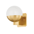 Hudson Valley Lighting ROCHFORD Aged Brass 6W x 6L x 7.5H Wall Sconce