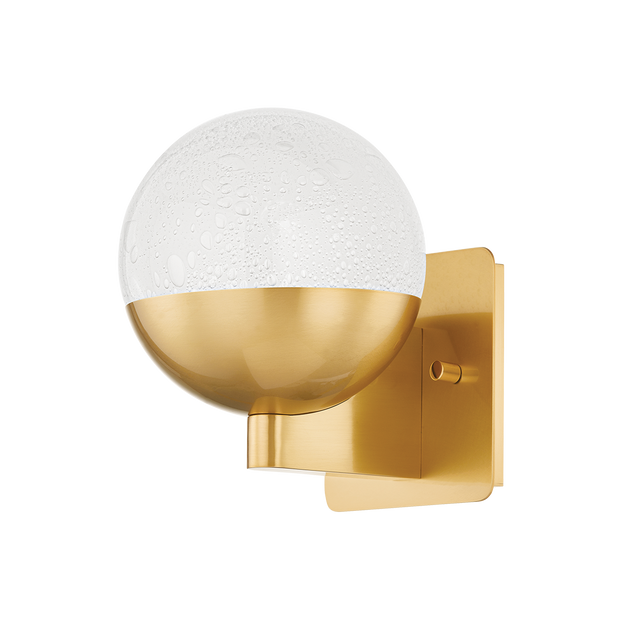 Hudson Valley Lighting ROCHFORD Aged Brass 6W x 6L x 7.5H Wall Sconce