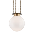 Hudson Valley Lighting Gunther Aged Old Bronze 17W x 17L x 18.5H Pendant