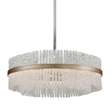 Corbett Lighting Chime SILVER LEAF POLISHED STAINLESS 36.5W x 36.5L x 14H Chandelier
