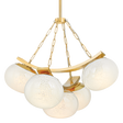 Hudson Valley Lighting DUXBURY AGED BRASS 31.75W x 31.75L x 26.75H Chandelier
