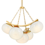 Hudson Valley Lighting DUXBURY AGED BRASS 31.75W x 31.75L x 26.75H Chandelier