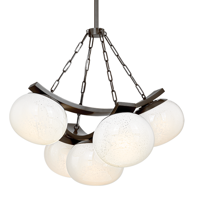Hudson Valley Lighting DUXBURY DISTRESSED BRONZE 31.75W x 31.75L x 26.75H Chandelier