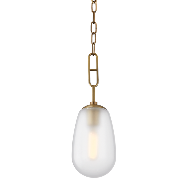 Hudson Valley Lighting Bruckner Aged Brass 6W x 6L x 16.5H Pendant