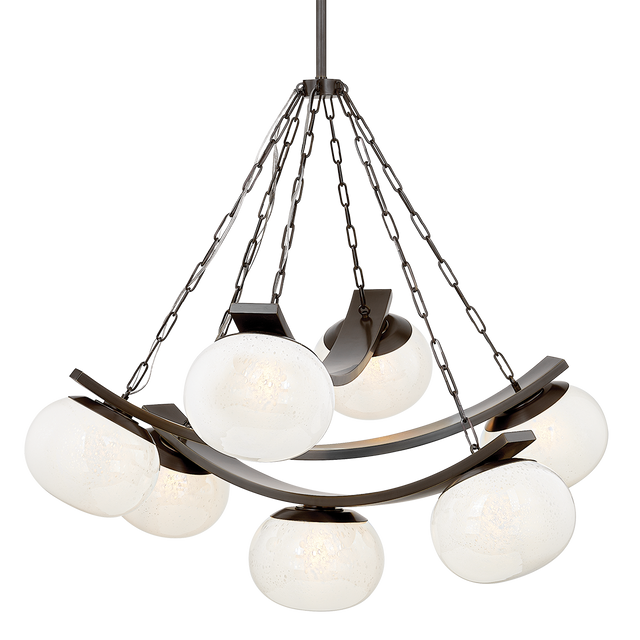 Hudson Valley Lighting DUXBURY DISTRESSED BRONZE 43.75W x 43.75L x 39.75H Chandelier