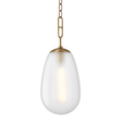 Hudson Valley Lighting Bruckner Aged Brass 8.75W x 8.75L x 22.25H Pendant