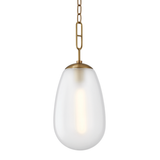 Hudson Valley Lighting Bruckner Aged Brass 8.75W x 8.75L x 22.25H Pendant