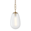 Hudson Valley Lighting Bruckner Aged Brass 8.75W x 8.75L x 22.25H Pendant