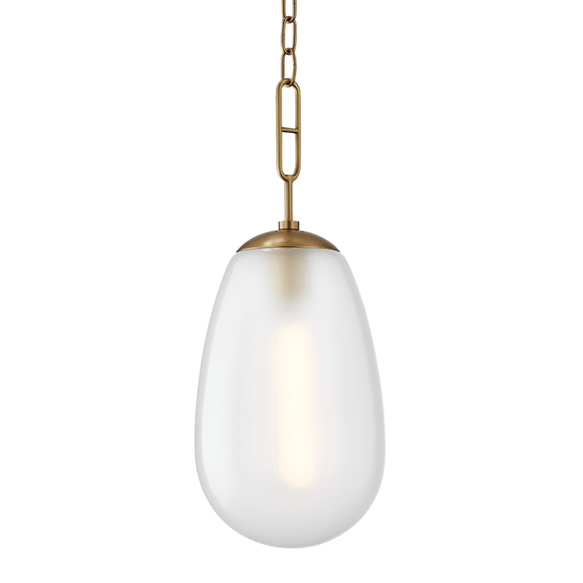 Hudson Valley Lighting Bruckner Aged Brass 8.75W x 8.75L x 22.25H Pendant