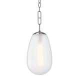 Hudson Valley Lighting Bruckner Polished Nickel 8.75W x 8.75L x 22.25H Pendant