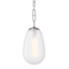 Hudson Valley Lighting Bruckner Polished Nickel 8.75W x 8.75L x 22.25H Pendant