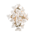 Corbett Lighting Lily ENCHANTED SILVER LEAF 12.5W x 12.5L x 16H Wall Sconce