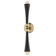 Hudson Valley Lighting Tupelo Aged Brass 4.75W x 4.75L x 23H Wall Sconce
