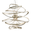 Corbett Lighting Calligraphy SILVER LEAF 42W x 42L x 38.5H Chandelier