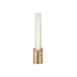 Hudson Valley Lighting Pylon Aged Brass 2.75W x 2.75L x 13.75H Wall Sconce