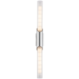 Hudson Valley Lighting Pylon Polished Chrome 2.75W x 2.75L x 26.25H Wall Sconce