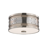 Hudson Valley Lighting Gaines Historic Nickel 12W x 12L x 5.5H Flush Mount