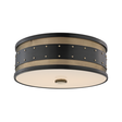 Hudson Valley Lighting Gaines Aged Old Bronze 16W x 16L x 5.5H Flush Mount