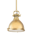 Hudson Valley Lighting Pelham Aged Brass 10.5W x 10.5L x 12H Pendant
