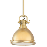 Hudson Valley Lighting Pelham Aged Brass 10.5W x 10.5L x 12H Pendant
