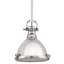 Hudson Valley Lighting Pelham Polished Nickel 10.5W x 10.5L x 12H Pendant
