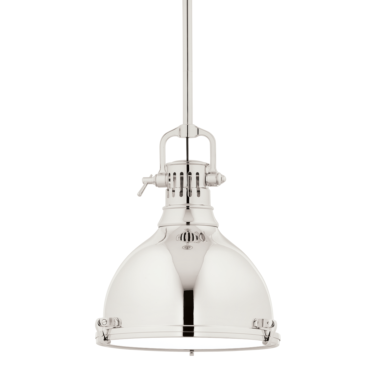 Hudson Valley Lighting Pelham Polished Nickel 14W x 14L x 16.75H Pendant