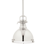 Hudson Valley Lighting Pelham Polished Nickel 14W x 14L x 16.75H Pendant