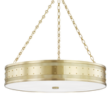 Hudson Valley Lighting Gaines Aged Brass 30W x 30L x 7H Chandelier