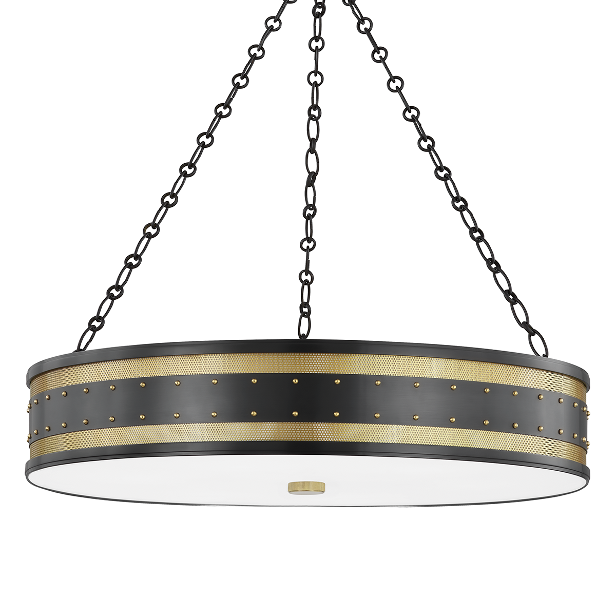 Hudson Valley Lighting Gaines Aged Old Bronze 30W x 30L x 7H Chandelier