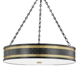 Hudson Valley Lighting Gaines Aged Old Bronze 30W x 30L x 7H Chandelier