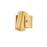 Hudson Valley Lighting NOWRA AGED BRASS 4.75W x 4.75L x 6H Wall Sconce