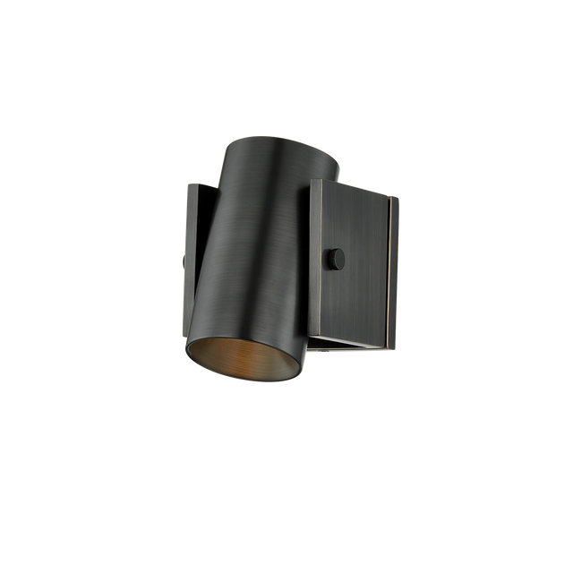 Hudson Valley Lighting NOWRA DISTRESSED BRONZE 4.75W x 4.75L x 6H Wall Sconce