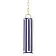 Hudson Valley Lighting Brookville Aged Brass/blue Combo 5W x 5L x 20.75H Pendant