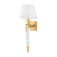 Hudson Valley Lighting Ruskin Aged Brass 5.75W x 5.75L x 20.5H Wall Sconce