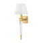 Hudson Valley Lighting Ruskin Aged Brass 5.75W x 5.75L x 20.5H Wall Sconce