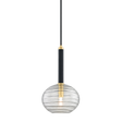 Hudson Valley Lighting Breton Aged Brass 8.5W x 8.5L x 14.75H Pendant