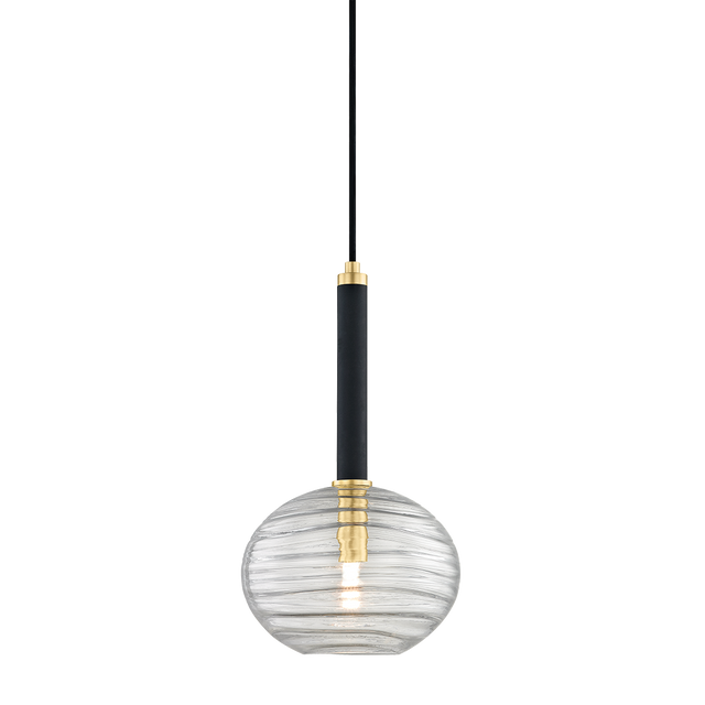 Hudson Valley Lighting Breton Aged Brass 8.5W x 8.5L x 14.75H Pendant
