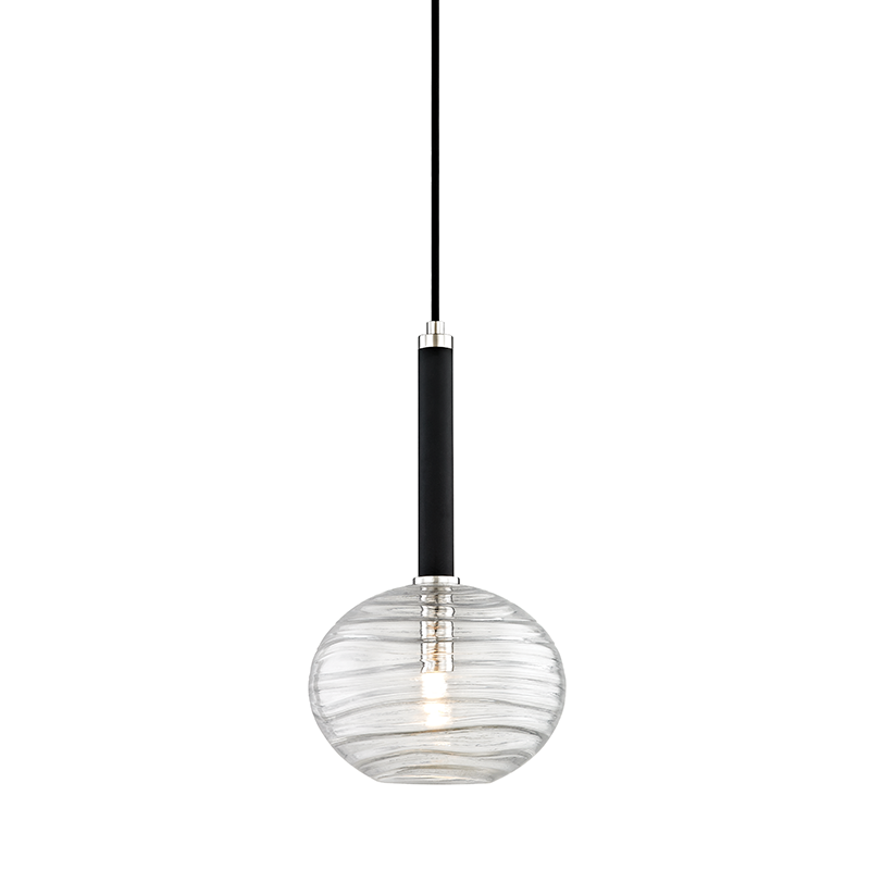 Hudson Valley Lighting Breton Polished Nickel 8.5W x 8.5L x 14.75H Pendant