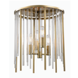 Hudson Valley Lighting Lewis Aged Brass 13W x 13L x 15.5H Semi-Flush Mount