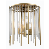 Hudson Valley Lighting Lewis Aged Brass 13W x 13L x 15.5H Semi-Flush Mount