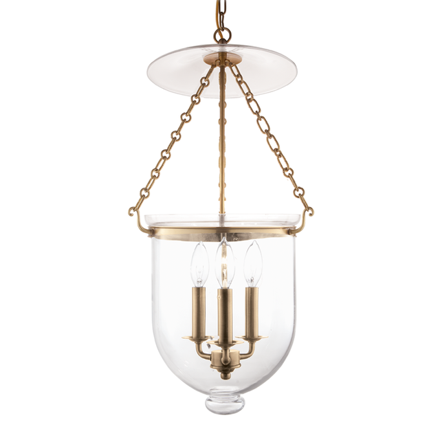 Hudson Valley Lighting Hampton Aged Brass 12W x 12L x 25H Pendant