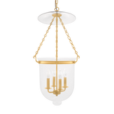 Hudson Valley Lighting Hampton Aged Brass 14.5W x 14.5L x 30.75H Pendant