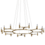 Corbett Lighting Nexus WARM SILVER LEAF 49.25W x 5.25H Chandelier
