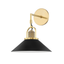 Hudson Valley Lighting Syosset Aged Brass/black 12W x 12L x 14H Wall Sconce