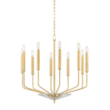 Hudson Valley Lighting Gideon Aged Brass 24.25W x 24.25L x 24.75H Chandelier