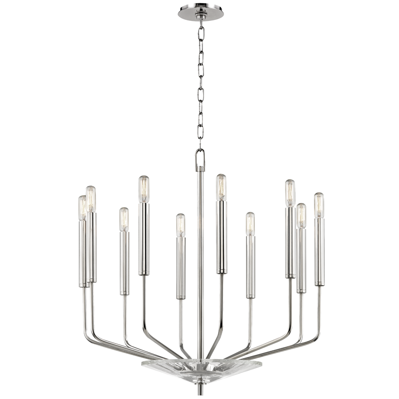 Hudson Valley Lighting Gideon Polished Nickel 24.25W x 24.25L x 24.75H Chandelier